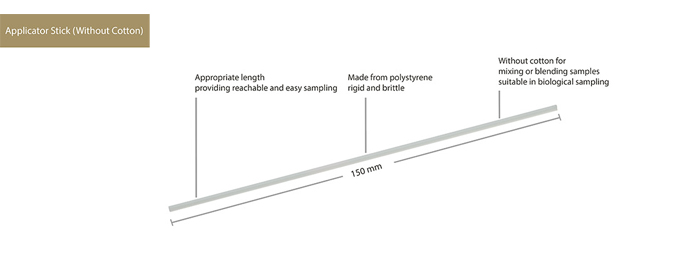 Applicator Stick (Without Cotton)